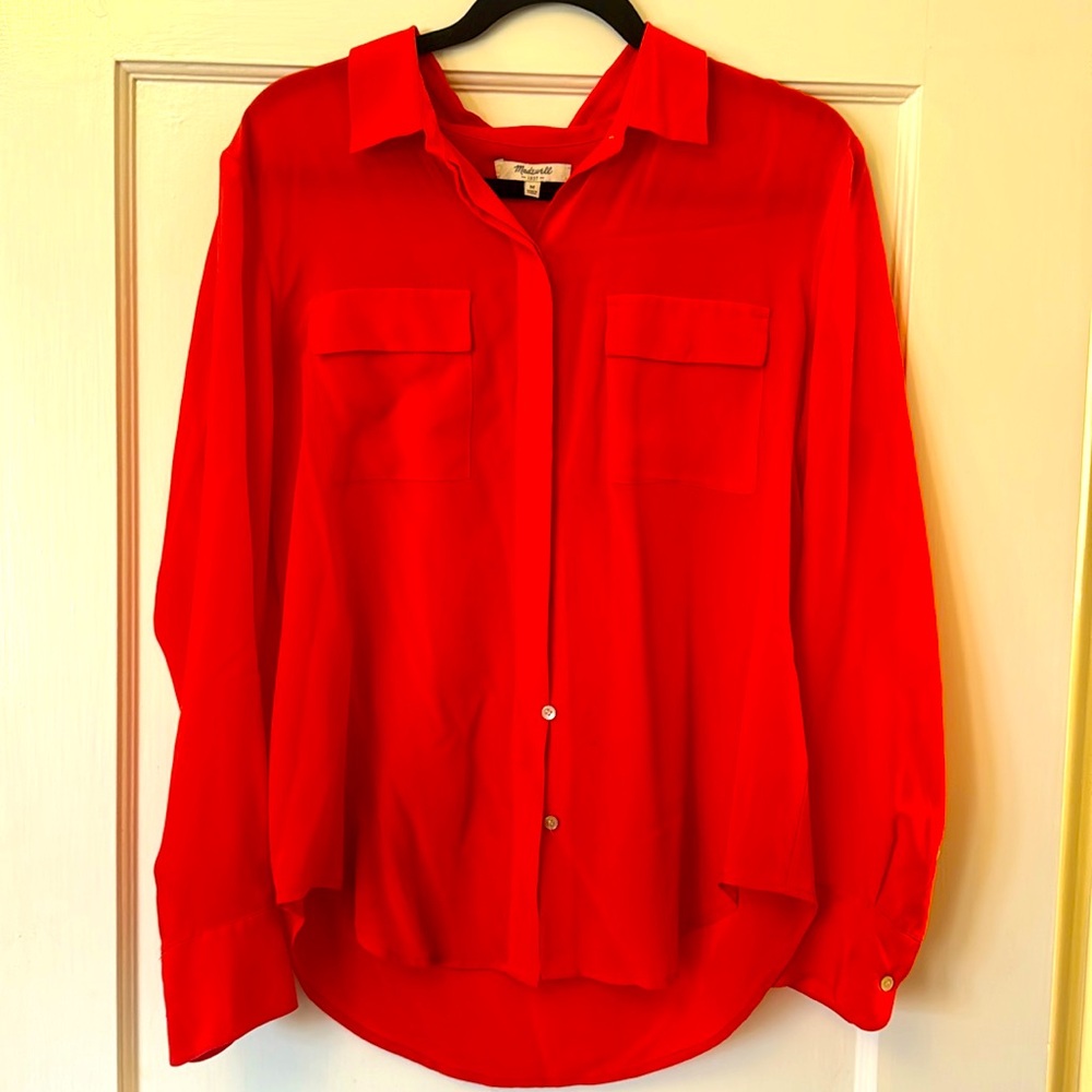 Madewell silk blouse